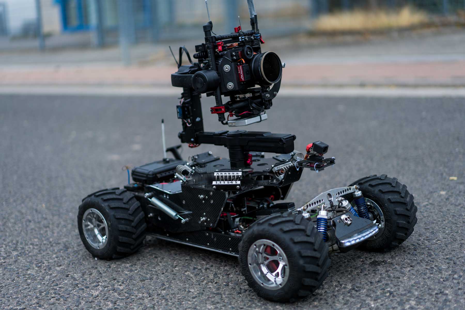 Rc Car With Mounted Camera Living Room